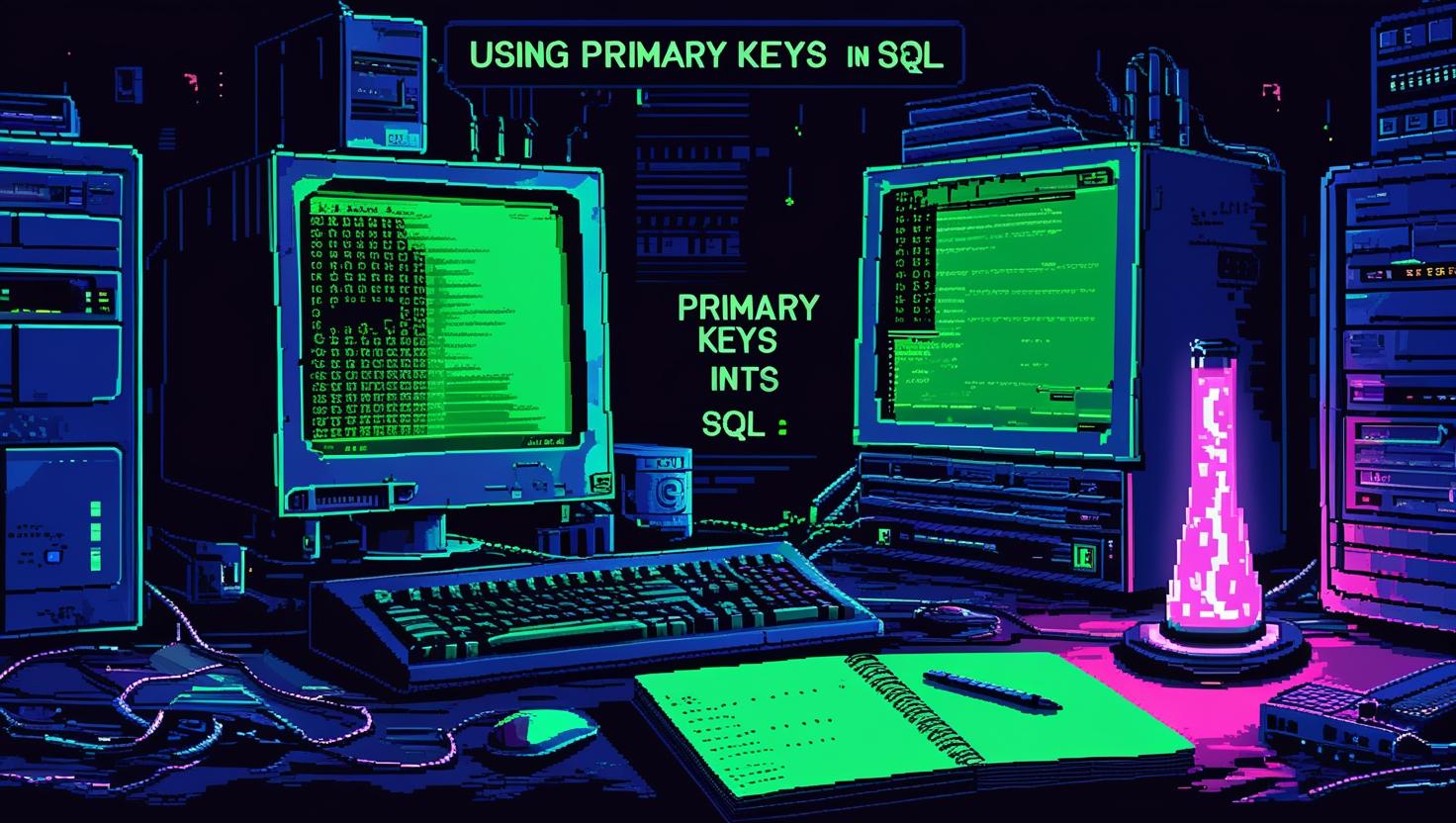 Использование первичных ключей в SQL